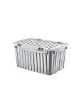 120 Litre Gri Renkli Mega Multi Box Saklama Kutusu - E-523-2