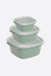 3'lü Kare Easy Keep Saklama kabı(550,1100,2200 ml)