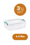 3 Adet 6,2 Litre Sığ Multi Box  - E-493-3