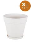 3 Adet Yalı Saksı Takımı 6 Litre- YS04