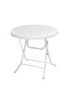 85 cm Yuvarlak Katlanır Plastik Masa - GFM206W