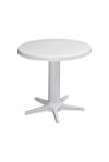 85 cm Yuvarlak Plastik Beyaz Masa - GF206W