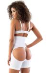 Beyaz Emay 2033 Popo Açık Boxer Korse