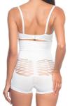 Beyaz Emay 2064 Popo Açık Fantezi Boxer Korse