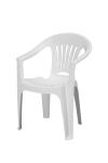 Beyaz Plastik Bahçe Koltuğu - GFM141W