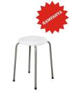 Beyaz Plastik Tabure - CF845