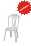 Foglia Plastik Beyaz Sandalye - GF193