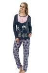 Kadın Baskılı Kadın Pijama Takım - 814