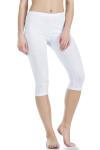 Derya Kurşun Kadın Beyaz Kapri Tayt - 424