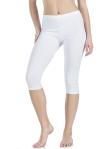 Derya Kurşun Kadın Beyaz Kapri Tayt - 424