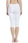 Derya Kurşun Kadın Beyaz Kapri Tayt - 424