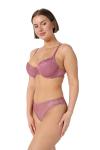 Kadın Double Push Up Gül Kurusu  Sütyen Takım - NIC_100_24