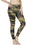 Derya Kurşun Kadın Kamuflaj Desenli Uzun Tayt - 443