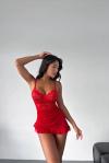 Kadın Kırmızı Babydoll - RNL_KRZ04RED