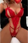 For Dreams Kadın Kırmızı İç Çamaşır Takımı - 8457R
