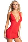 Kadın Kırmızı Mini Fantezi Gecelik  - 2051R