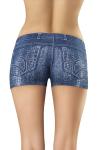 Derya Kurşun Kadın Kot Görünümlü Şort - 439