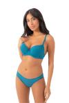 Kadın Petrol Mavisi Jakar  Sütyen Takım Push Up - NIC_100_13