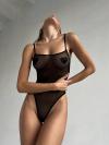 Kadın Siyah Body - 2052
