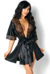 For Dreams Kadın Siyah Fantezi Sabahlık - 8357