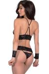 Kadın Siyah Maske Detaylı İç Çamaşırı - 2042