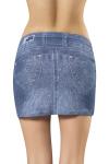 Derya Kurşun Kot Görünümlü Kadın Etek - 453