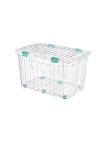 120  Litre Mega Multi Box Plastik Saklama Kutusu  (Şeffaf ) - E-522