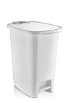 Pedallı Plastik Çöp Kovası 15 Litre Beyaz - 141W