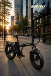 Rotterdam Katlanır Siyah Elektrikli Bisiklet