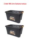 SUPER BAG 2 Adet 100 Lt Saklama Kutusu - ASR-4040-2