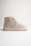 Trendella Kadın Kışlık Bej İçi Kürklü Bot TR04MK01B