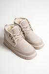 Trendella Kadın Kışlık Bej İçi Kürklü Bot TR04MK01B