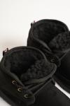 Trendella Kadın Siyah Kışlık İçi Kürklü Kalın Taban Bot TR04MK02A