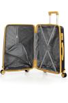 Üçlü Polipropilen Sarı-Siyah Valiz Seti V305BY