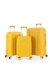 Üçlü Polipropilen Sarı Valiz Seti V305Y