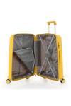 Üçlü Polipropilen Sarı Valiz Seti V305Y