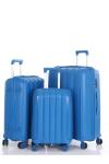 Üçlü Polipropilen Sax Mavi Valiz Seti V305SX